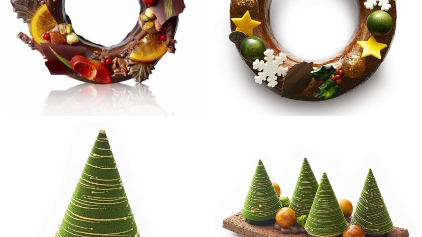 Xu hướng bánh Noel đón Giáng Sinh mới lạ nhất thế giới tại kinh đô ánh sáng Paris