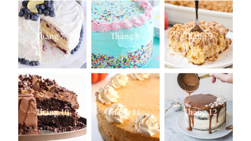 Cách chọn bánh sinh nhật theo ngày tháng năm sinh