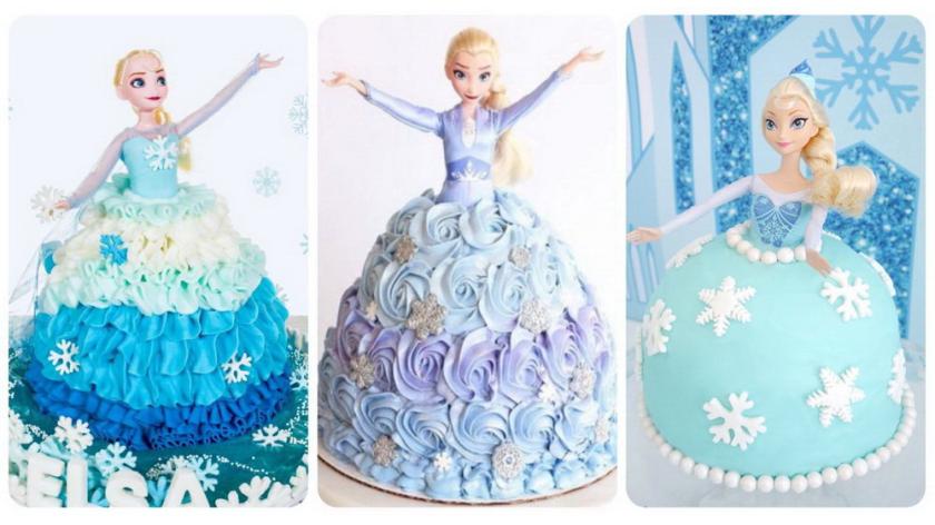 Chuyên đề bánh sinh nhật: những điều cần biết về Bánh sinh nhật chủ đề Frozen Elsa